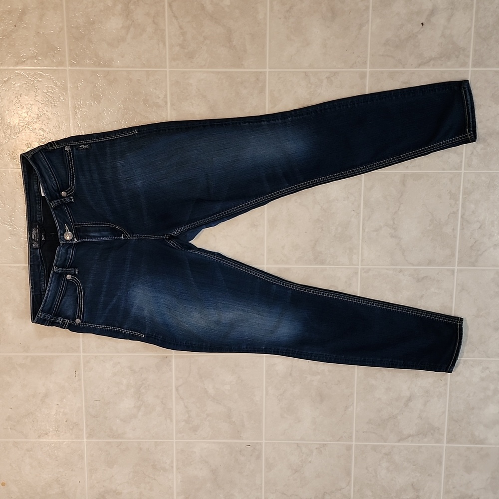 Silver Jeans Women's Dark Blue Skinny Jeans
